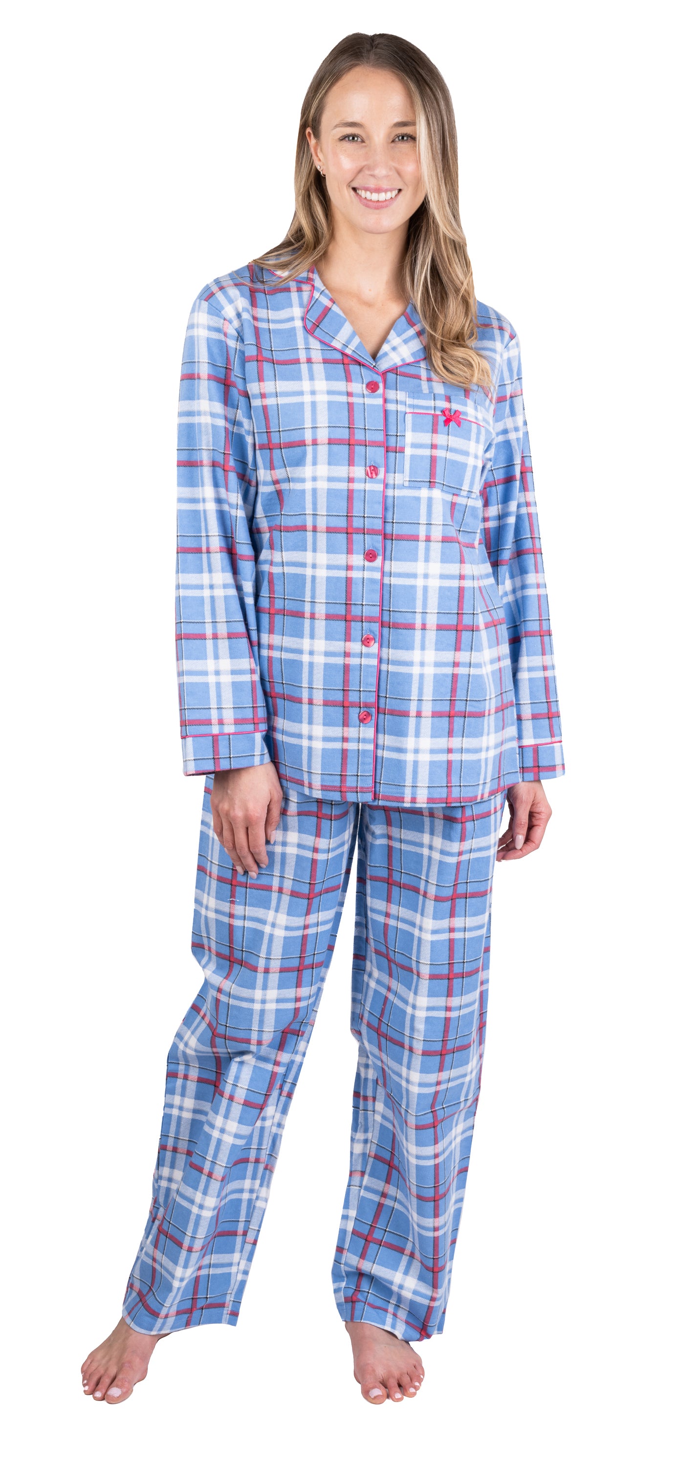 Patricia plaid flannel Pajama set