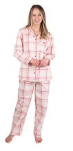 Load image into Gallery viewer, Patricia plaid flannel Pajama set
