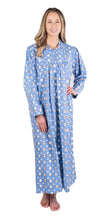 Load image into Gallery viewer, Patricia Flannel cat print nightgown
