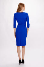 Load image into Gallery viewer, Joseph Ribkoff contrast piping dress with belt
