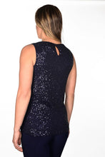 Load image into Gallery viewer, Frank Lyman  Navy 2 piece sequin set
