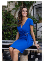 Load image into Gallery viewer, Frank Lyman Electric blue dress
