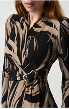 Load image into Gallery viewer, Joseph Ribkoff long sleeve abstract print Dress
