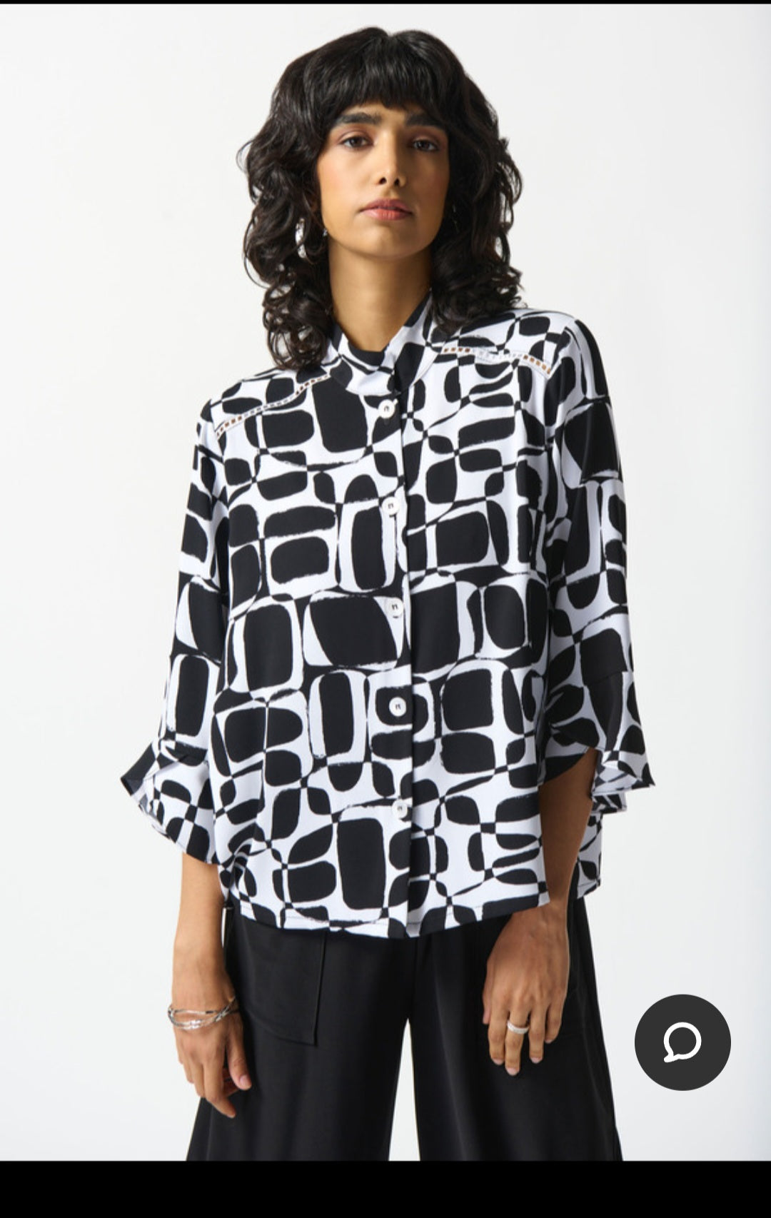 Joseph Ribkoff abstract print top