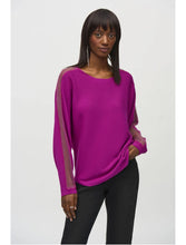 Load image into Gallery viewer, Joseph Ribkoff Sweater with lace sleeve
