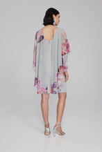 Load image into Gallery viewer, Joseph Ribkoff chiffon cape dress
