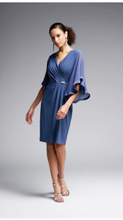 Load image into Gallery viewer, Joseph Ribkoff flutter sleeve dress
